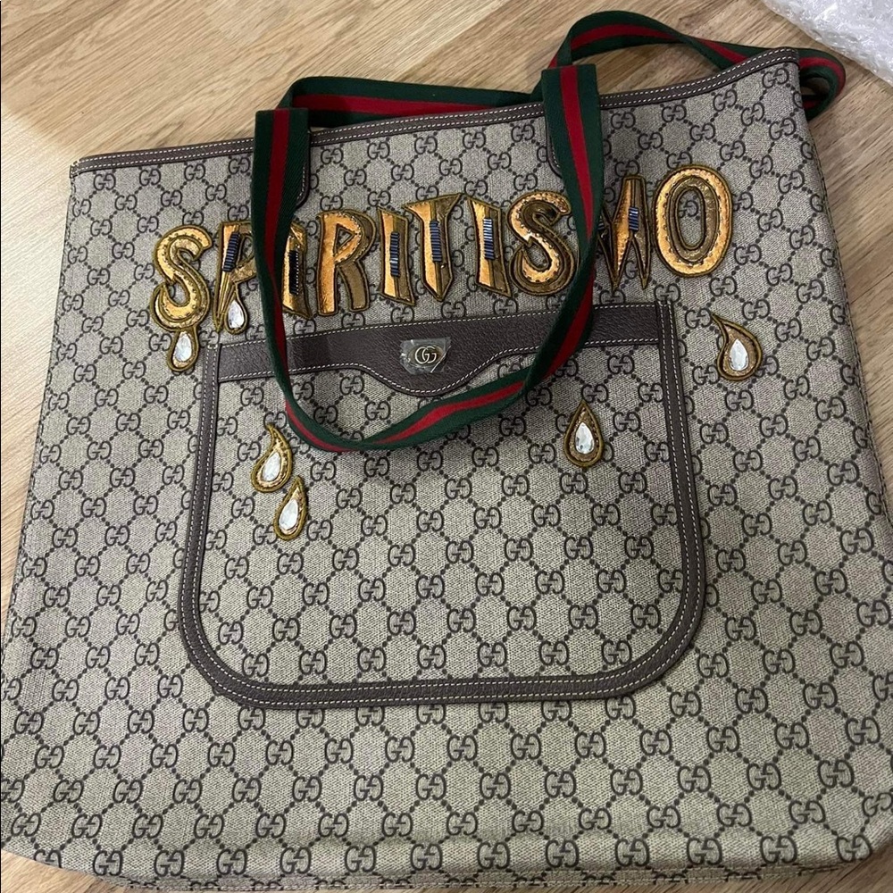 Auth Gucci tote bag
